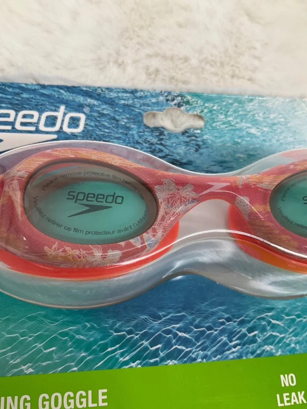 Speedo 2pk Swim Goggles Kids age 3-6 - Anti Fog No Leak UV Protection NEW Glide